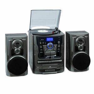Auna 388 Franklin DAB+, sistem stereo, recorder, 3 CD player, BT, casetofon, AUX, port USB imagine