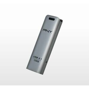 Stick USB PNY Elite Steel, 128GB, USB 3.1 (Argintiu) imagine