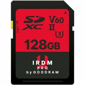 Card de memorie SDXC Goodram IRDM PRO 128GB, UHS II, V60, IRP-S6B0-1280R12 imagine