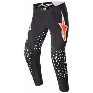 Alpinestars Supertech North Pants Black/Neon Red 32 Motocross pantaloni imagine