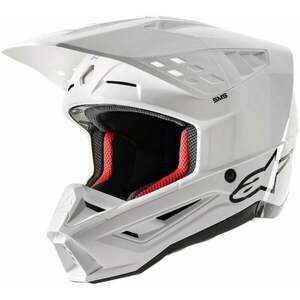 Alpinestars S-M5 Solid Helmet White Glossy L Casca imagine