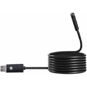 Endoscop PC cablu 5 metri Camera waterproof Universala Slim pentru Inspectie Auto imagine