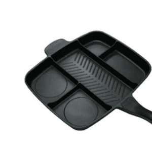 Tigaie grill multifunctionala cu 5 compartimente pentru gatit MANER LEMN imagine