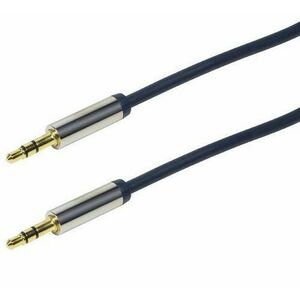 Cablu Audio LogiLink CA10300, Jack 3.5 mm - Jack 3.5 mm, 3 m (Albastru) imagine