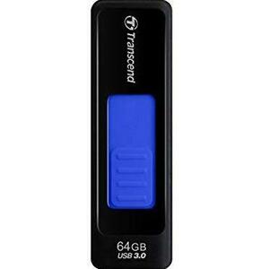 Stick USB Transcend Jetflash 760, 64GB, USB 3.0 (Negru/Albastru) imagine