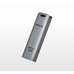 Stick USB PNY Elite Steel, 256GB, USB 3.1 (Argintiu) imagine