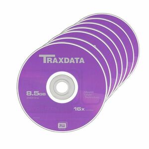 DVD+R Dual Layer 8.5Gb 8x Traxdata 10 bucati imagine