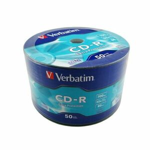 Set 50 CD-R Verbatim 52x imagine
