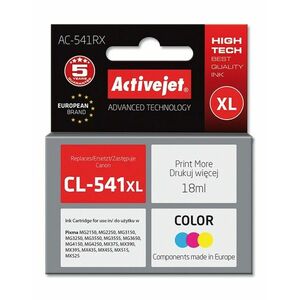 Cartus compatibi CL-541 XL Color pentru Canon, 18 ml, Premium Activejet, Garantie 5 ani imagine