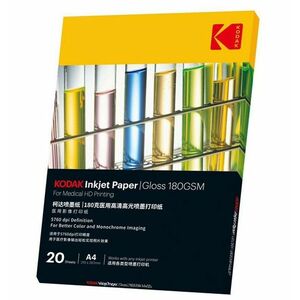 Hartie Kodak HD medical inkjet print, A4, suprafata Glossy 180 grame, top 20 coli imagine