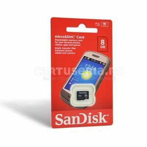 Card microSDHC SanDisk 8GB imagine