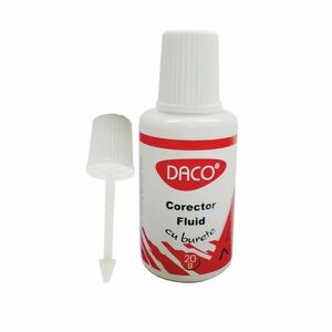 Corector fluid cu burete Daco imagine