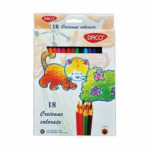 Creion color 18 culori Daco imagine