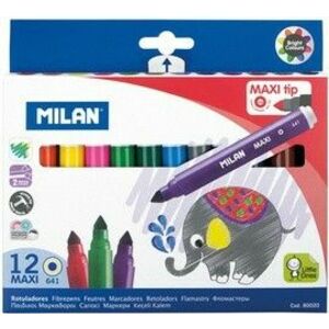 Carioci 12 culori Maxi Milan la set imagine