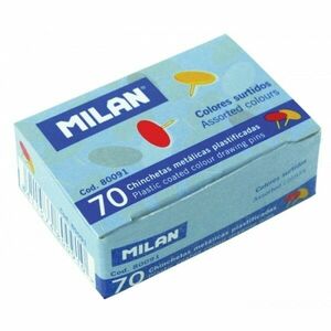 Pioneze colorate, cutie 70 bucati Milan imagine
