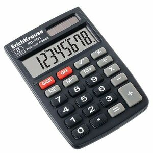 Calculator birou PC-101, 8 digits, alimentare solara imagine