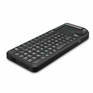 Mini tastatura Rii bluetooth cu touch pad si laser imagine