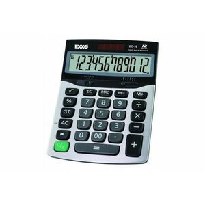 Calculator office EXXO 12 digit, cu baterie si solar imagine