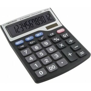 Calculator electronic de birou, solar, 12 digits, Esperanza Tales imagine