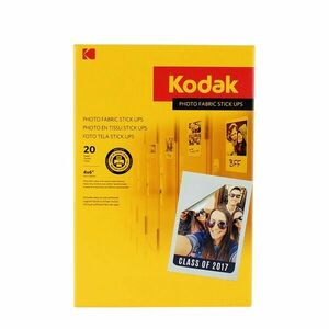 Hartie Kodak, textura canvas, stick up reaplicabil, 10x15, 255g, 20 coli imagine
