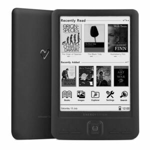 eBook Reader Energy Sistem, 4 GB, 6 inch, microSD, functie audio, slim, Metek imagine