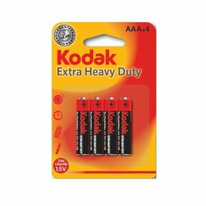 Baterii R3 AAA Kodak Clorura de Zinc, 1.5V, set 4 bucati imagine