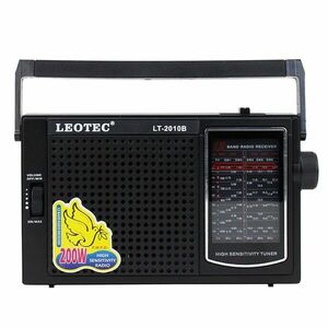 Radio portabil 2.5W, 12 benzi FM/TV/MW/SW1-9, LEOTEC imagine