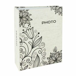Album fotografii Simple Lily 10x15, capacitate 300 poze, 75 file, model floral imagine