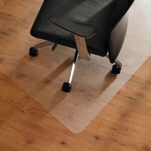 Suport de scaun pentru protectie podea, 100x140 cm, PVC transparent mat imagine