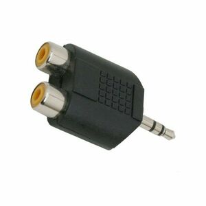 Adaptor audio stereo Jack 3.5 mm, 2 prize RCA imagine