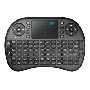Mini tastatura Bluetooth cu touchpad pentru Smart TV, PS3, PC, Android, Linux, Rii i8 imagine