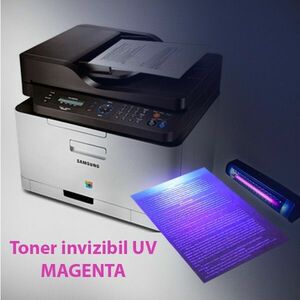 Toner invizibil UV pentru Samsung si Lexmark monocrom, Magenta, praf 50 g imagine