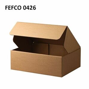 Cutii carton personalizate autoformare, microondul E 360g natur, FEFCO 0426 imagine