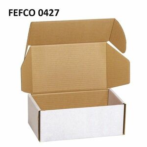 Cutii carton personalizate cu autoformare, alb microondula E 360 g, tip FEFCO 0427 imagine