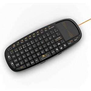 Mini tastatura Rii i10 wireless cu mouse si telecomanda pentru prezentari imagine