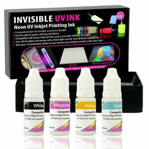 Cerneala invizibila pentru imprimante Epson set 4 culori 100 ml/culoare imagine