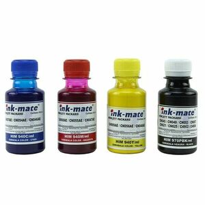 Cerneala pigment pentru HP940 HP950 HP951 HP933 HP932 - set 4 culori 100 ml imagine