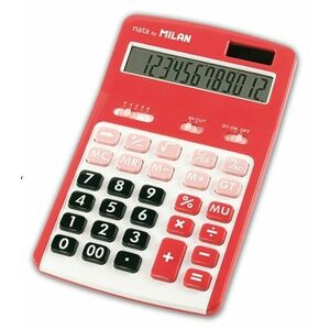 Calculator pentru birou 12 digiti Milan 150712 Gri imagine