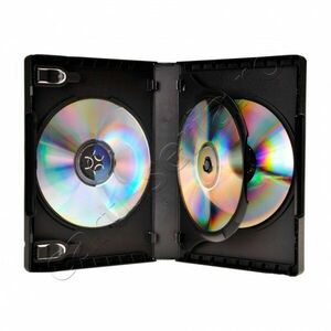 Carcasa plastic pentru 3 DVD-uri Transparent imagine