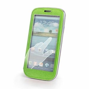 Husa cu stand din piele eco pentru LG L90 Verde imagine