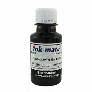 Cerneala universala refill Dye pentru imprimante Epson, Black 100 ml imagine