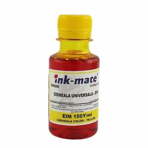 Cerneala refill universala Dye compatibila Epson, Yellow 500 ml imagine