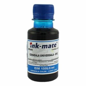 Cerneala universala Dye compatibila Epson, Light Cyan 1000 ml imagine