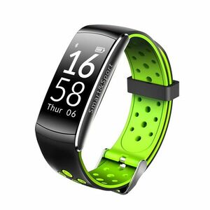 Bratara fitness Bluetooth, Android, iOS, OLED 0.96 inch, 3 functii, IP68, SoVogue Gri imagine