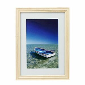 Rama foto Ocean Boat, 13x18 cm, lemn, aspect vintage, de birou Natur imagine