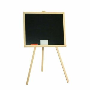 Tablita pentru creta, 83.5x49 cm, cadru lemn, suport fixare, negru imagine