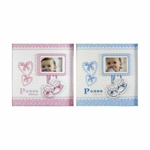 Album foto Baby Milo personalizabil, 200 poze format 10x15 cm, cutie Albastru imagine