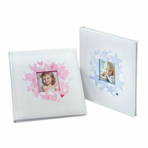 Album foto Baby's Middle, 60 pagini, personalizabil, pergament, 29x32 cm Roz imagine