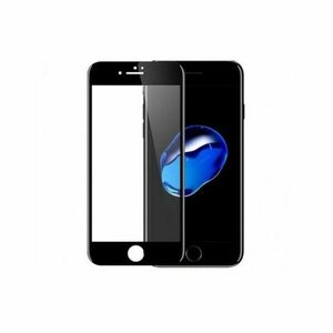 Folie sticla securizata iPhone 6/6S, Full Cover negru, curbata 3D, Forever imagine