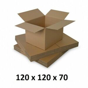 Cutie carton 120x120x70, natur, 5 straturi CO5, 690 g/mp imagine